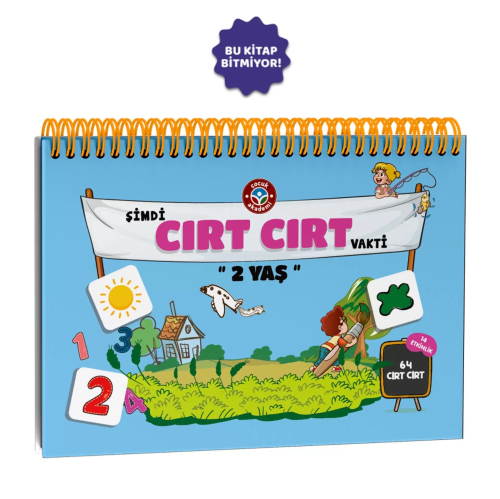 2 Yaş Cırt Cırtlı Etkinlik Kitabı