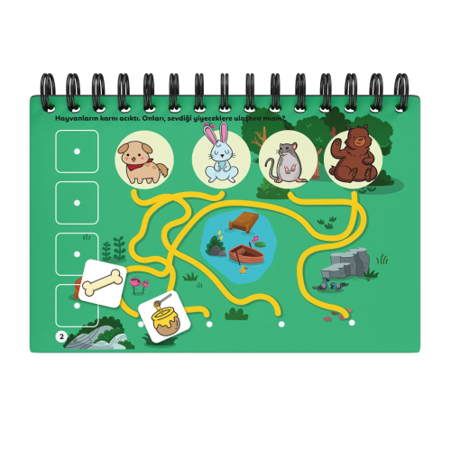 Çocuk Akademi Şimdi Cırt Cırt ile Yemek Vakti Etkinlik Kitabı