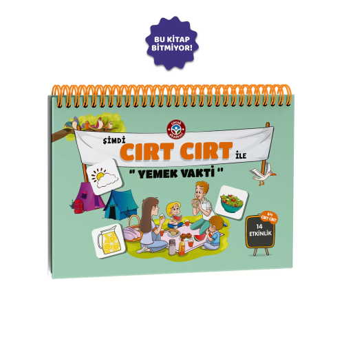 Çocuk Akademi Şimdi Cırt Cırt ile Yemek Vakti Etkinlik Kitabı