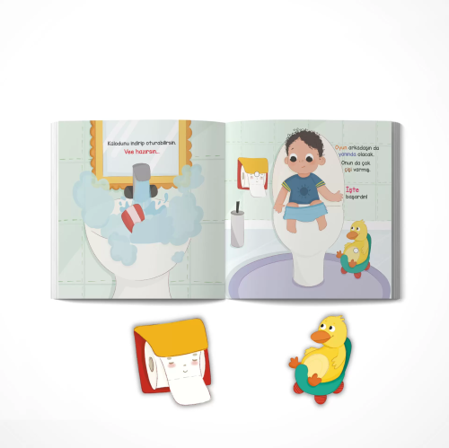 Tuvalete Gidiyorum Cırt Cırtlı Aktivite Etkinlik Kitabı