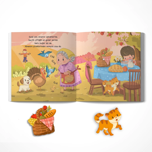 Çocuk Akademi Çiftliğe Gidiyorum Cırt Cırtlı Aktivite Etkinlik Kitabı