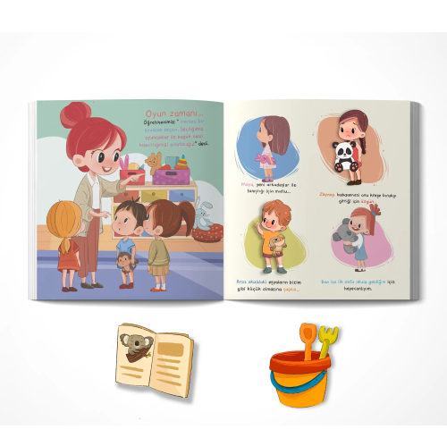 Çocuk Akademi Kreşe Gidiyorum Cırt Cırtlı Aktivite Etkinlik Kitabı