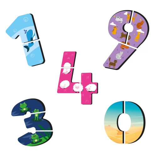 Mıknatıslı Yapboz Sayılar