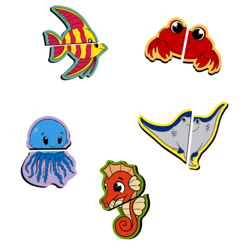 Mıknatıslı Yapboz Su Altı Hayvanları