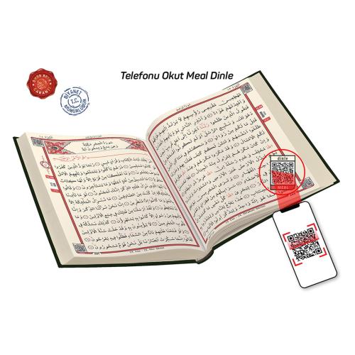 Kur'an-ı Kerim (Yeşil) - (Rahle Boy)