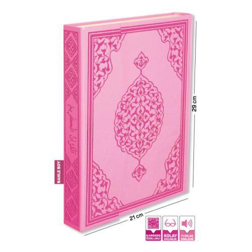Kur'an-ı Kerim (Pembe)- (Rahle Boy) -