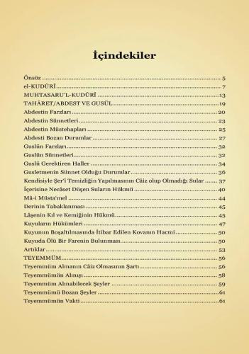 Kudurî Tercümesi 3 Cilt (Kırık Manalı - İzahlı)